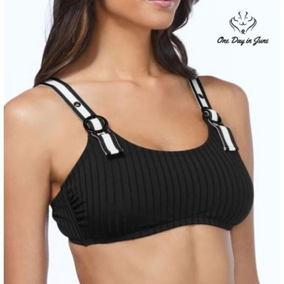 Ambrielle Other - Ambrielle Ribbed Bralette Bikini Top Size XXL